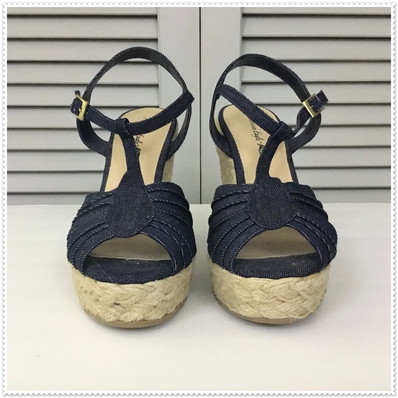 NWOT American Eagle AE Espadrille Wedge Sandal - Picture 6 of 10